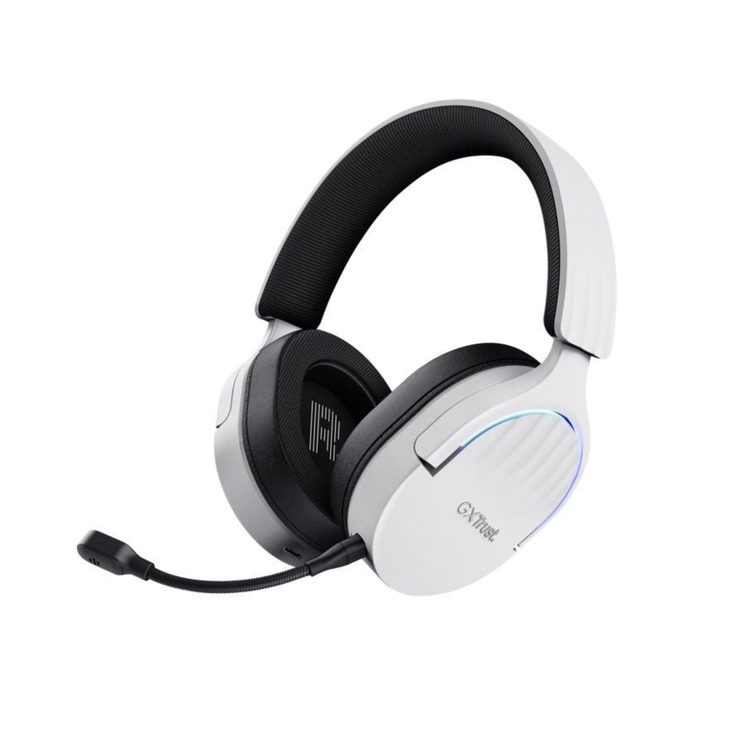 Trust Gaming GXT 491 Fayzo · Auriculares Gaming Inalámbricos · Bluetooth · Jack 3.5 · Micrófono · Blancos