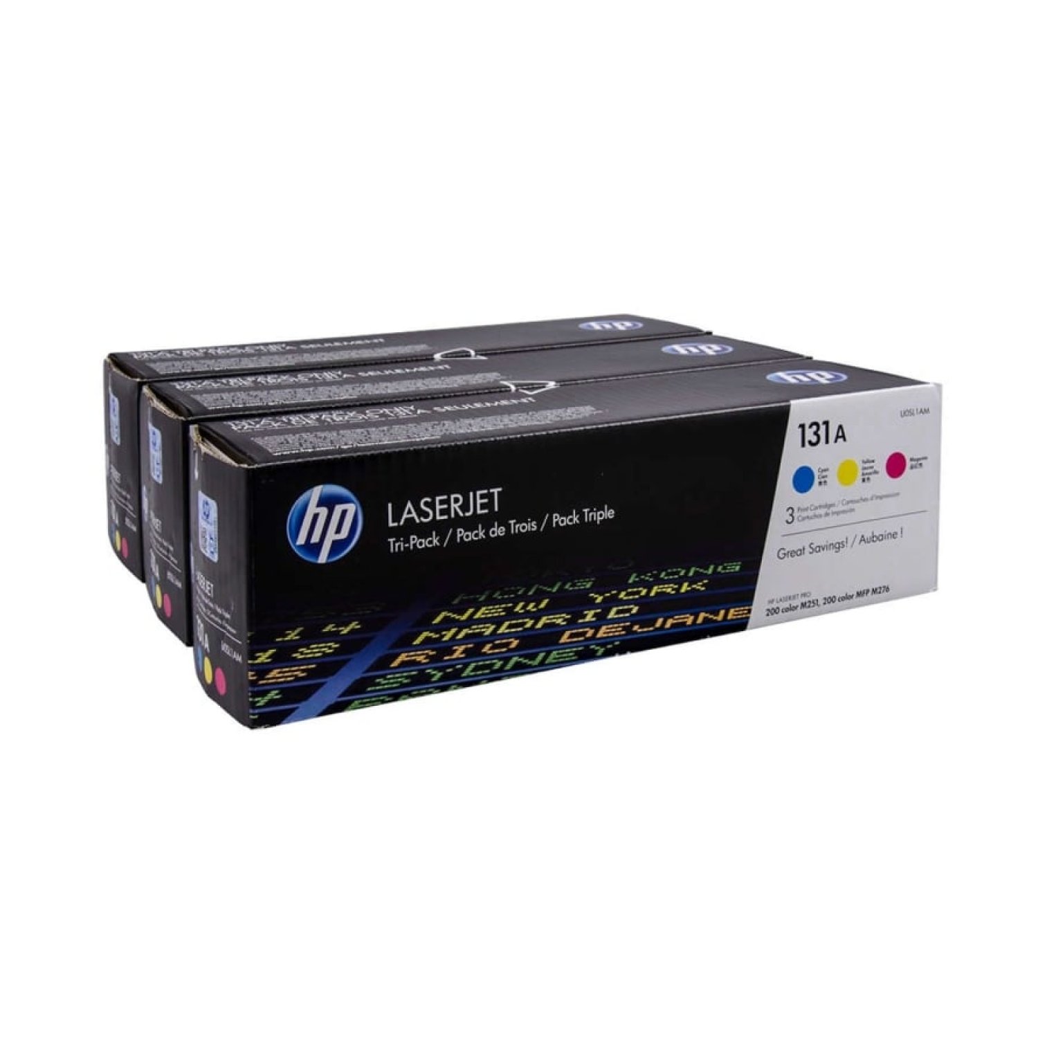 HP Tóner 131A · Multipack · Cian · Magenta · Amarillo