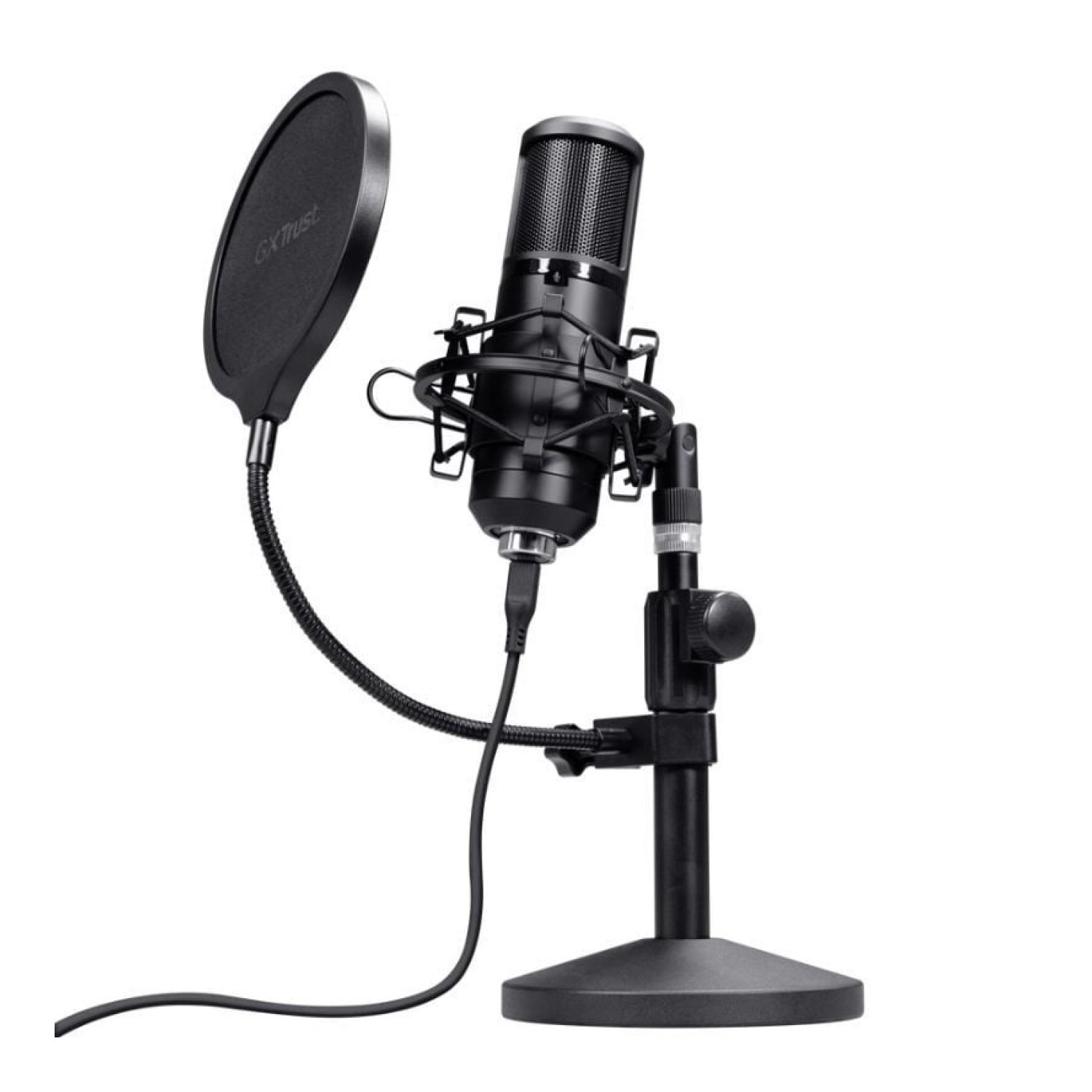 Trust Gaming GXT 269 Emita II · Micrófono Gaming · USB · Negro
