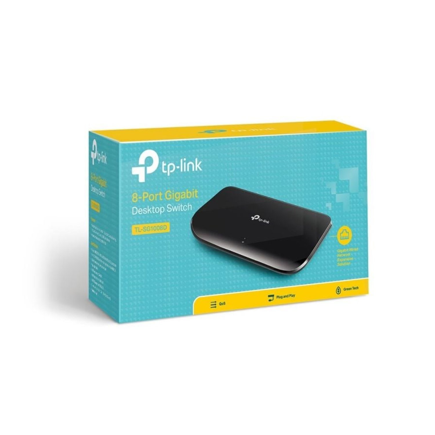 TP-Link Switch Gigabit · 8 Puertos · RJ-45 10/100/1000 Mbps