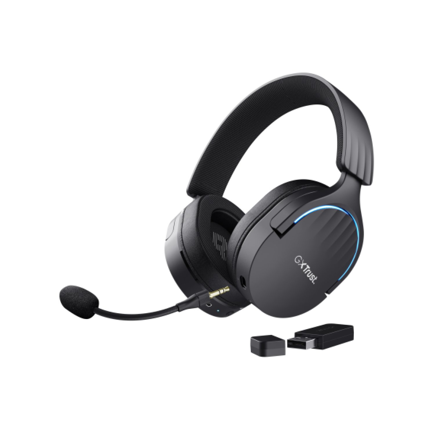 Trust Gaming GXT 491 Fayzo · Auriculares Inalámbricos Gaming · Bluetooth · Jack 3.5 · Micrófono