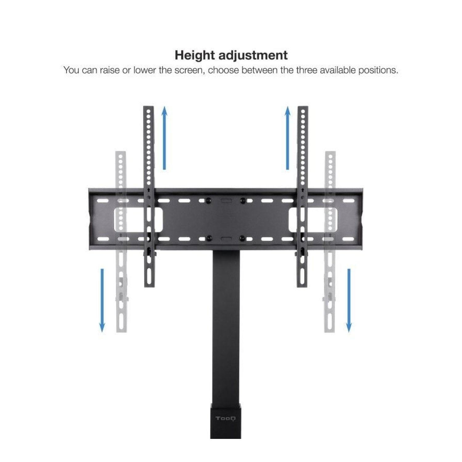 Soporte de Suelo TooQ FS2285M-B · 37-70" · Hasta 40kg