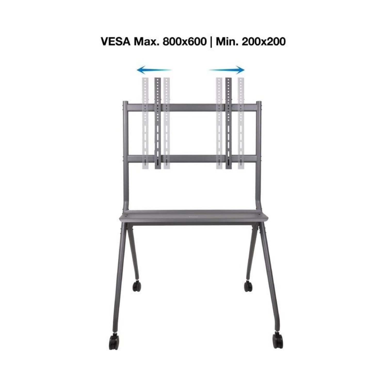 TooQ FS20205M-B · Soporte de Suelo con Ruedas · 50-86" · Hasta 120kg
