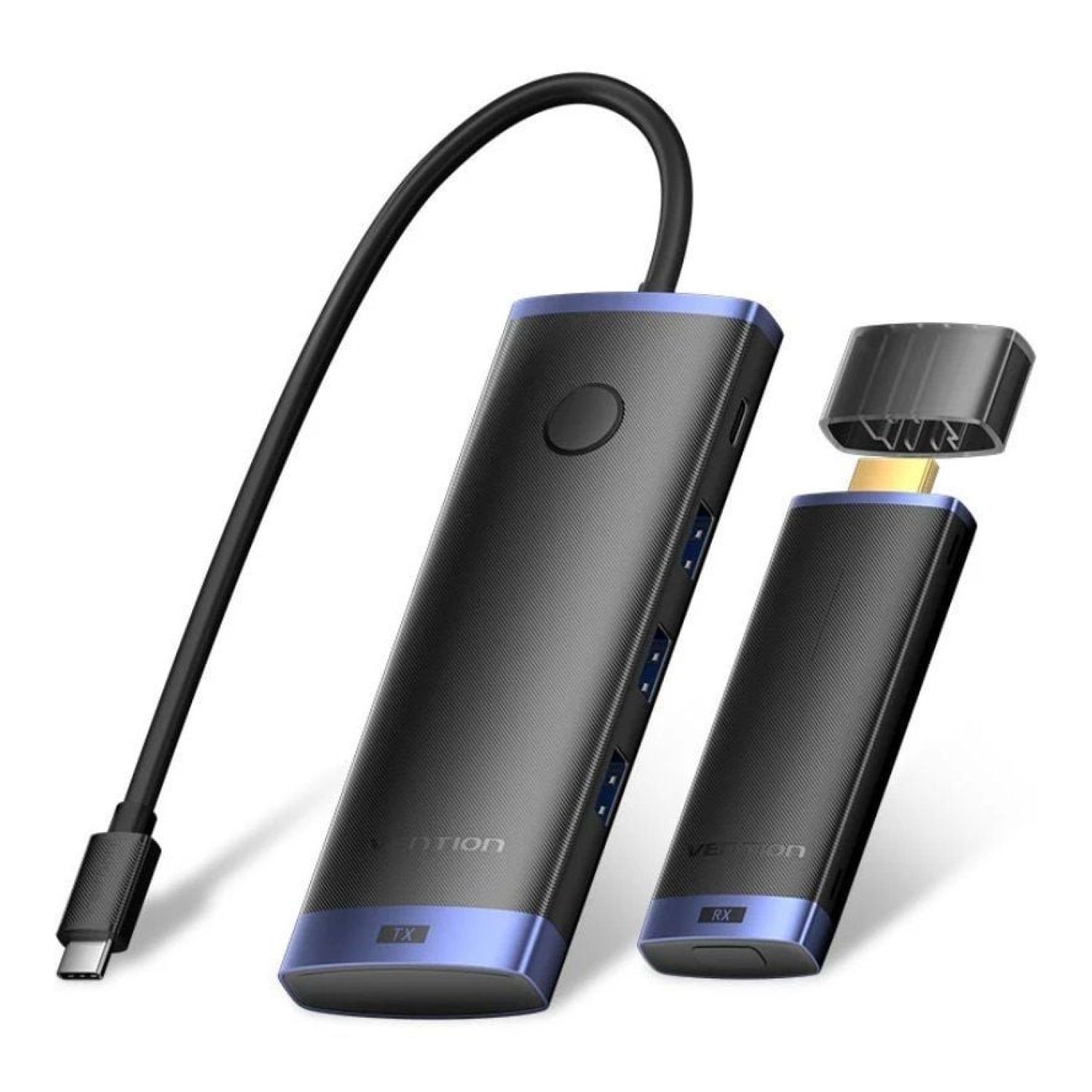 Adaptador/Transmisor de vídeo inalámbrico USB Tipo-C 3.2 - HDMI Vention TPVBB/ 60W