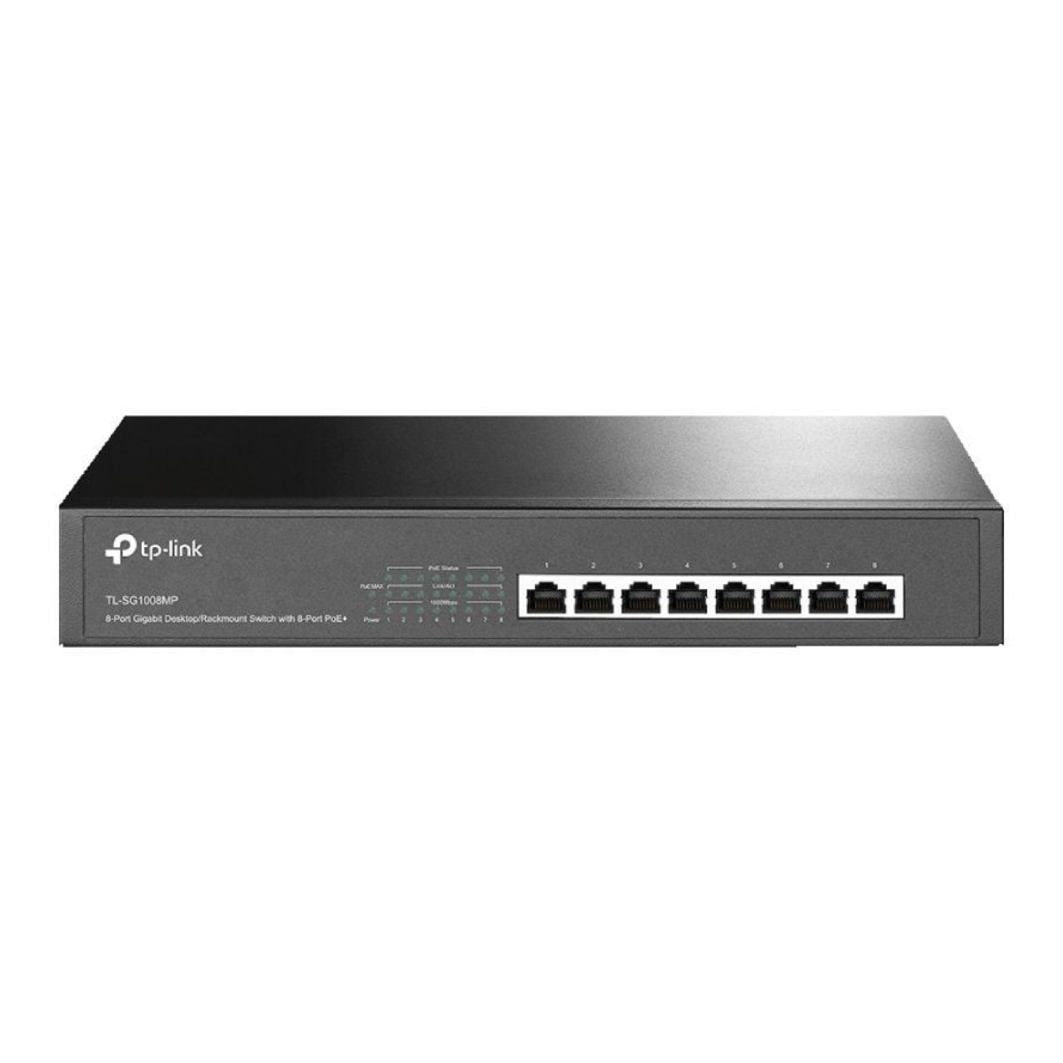 TP-Link TL-SG1008MP · Switch 8 Puertos Gigabit · PoE · RJ-45 10/100/1000