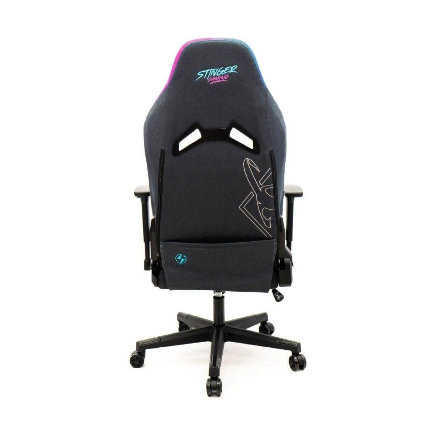 Woxter Stinger Station Elite · Silla Gaming · Luces LED RGB · Azul y Rosa