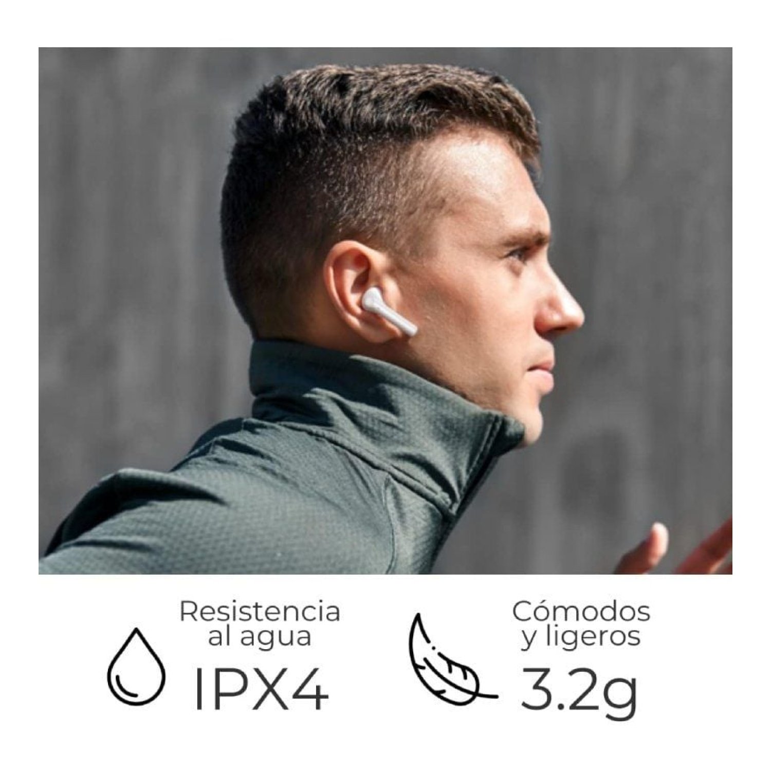 ZTE Buds 2 · Auriculares Bluetooth · 5h de autonomía · Estuche de carga · Negros