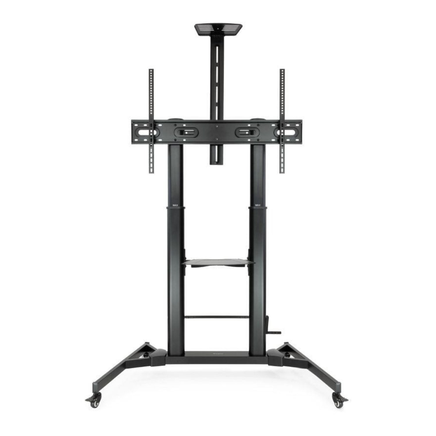 Tooq FS20400HM-B · Soporte Suelo TV · 60-100" · Inclinable · Hasta 100kg · Con Ruedas
