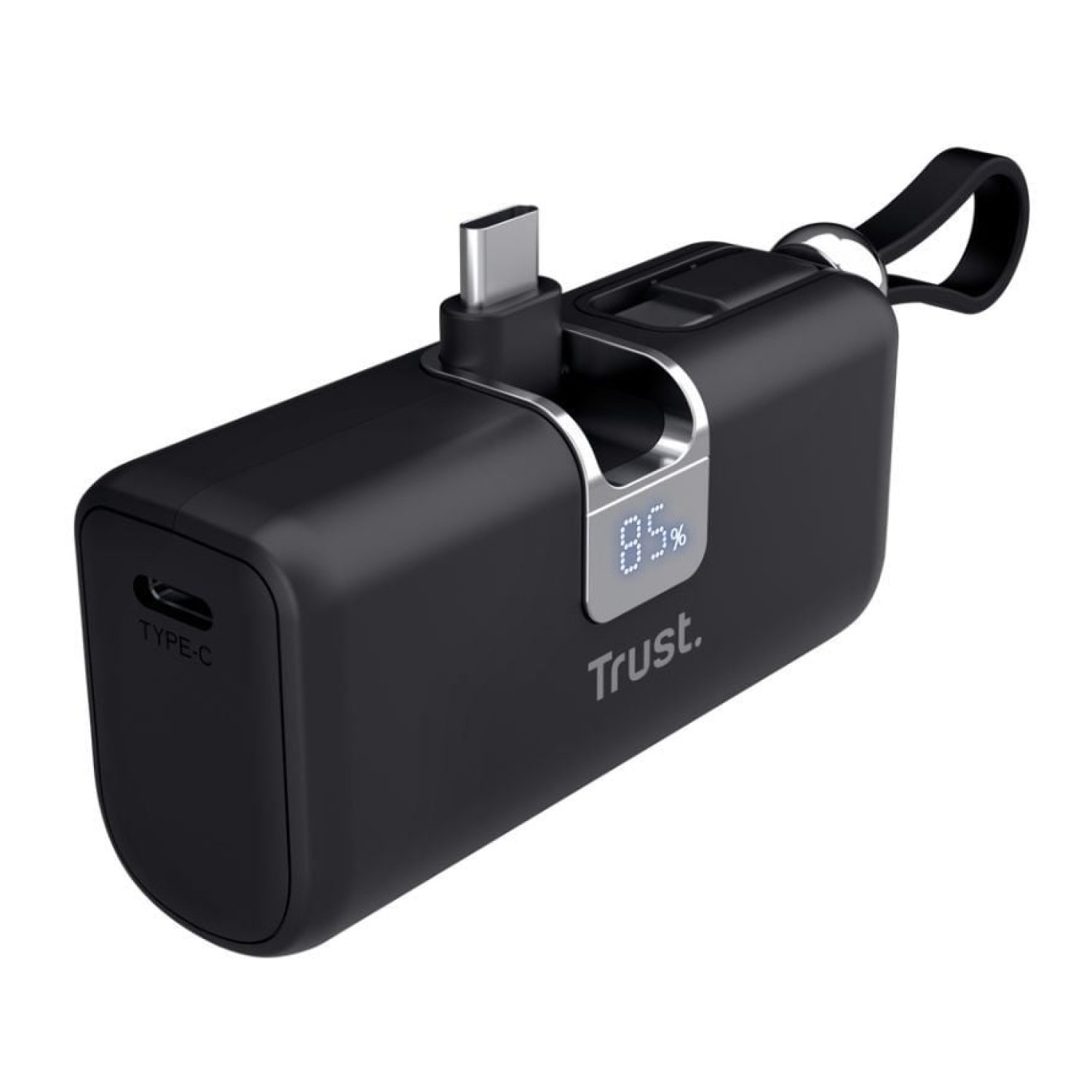 Trust Pacto · Powerbank 5000mAh · 18W · Carga Rápida · Negro