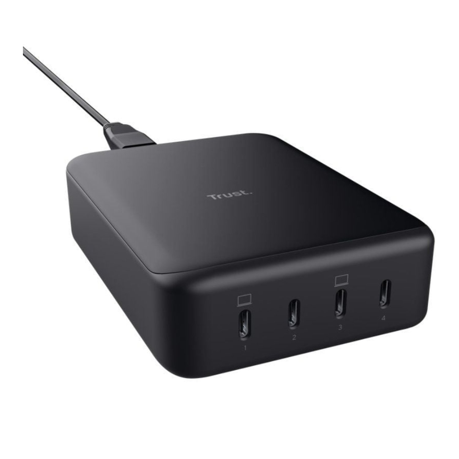 Trust Maxo · Cargador de Pared GaN · 240W · 4x USB-C · 5-20V