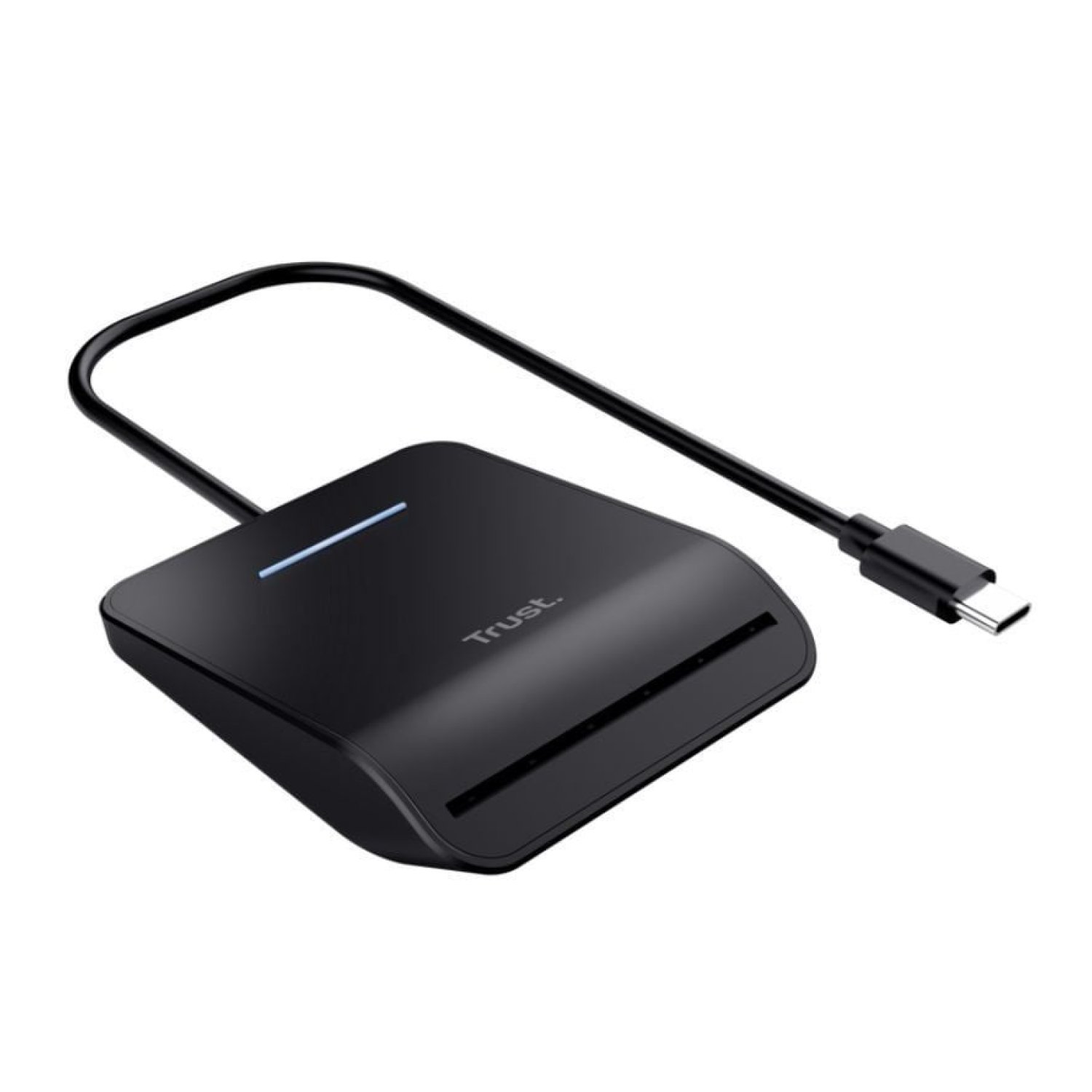 Trust Primo · Lector de DNI · USB Tipo-C · Negro