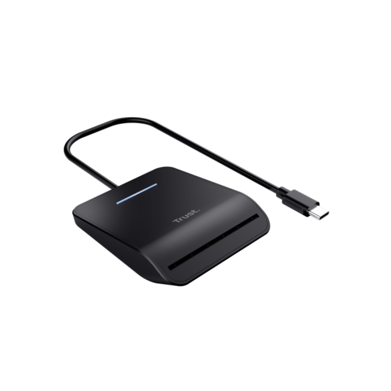 Trust Primo · Lector de DNI · USB Tipo-C · Negro