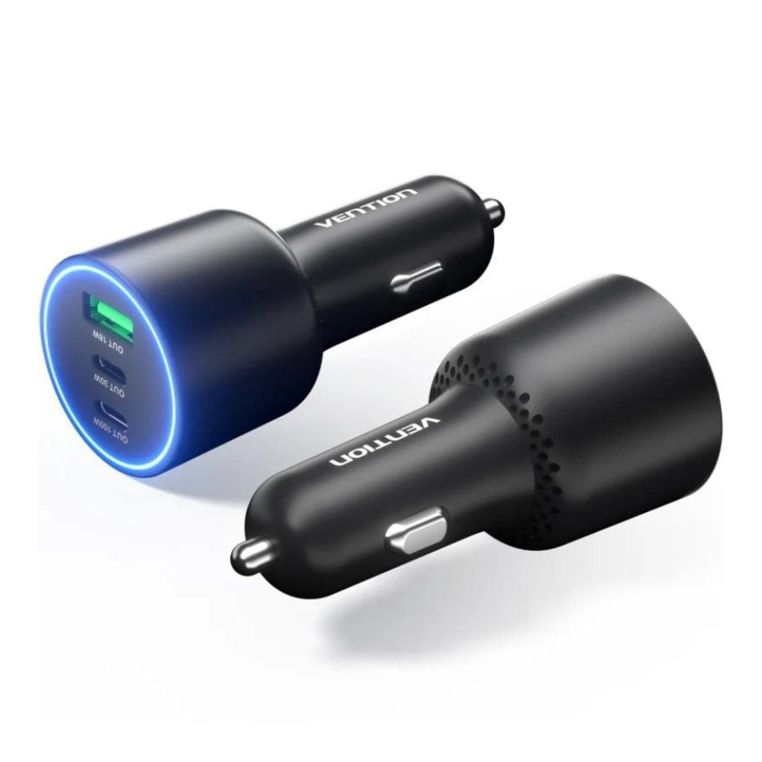 Vention Cargador Coche · 2 USB-C + USB · 165W