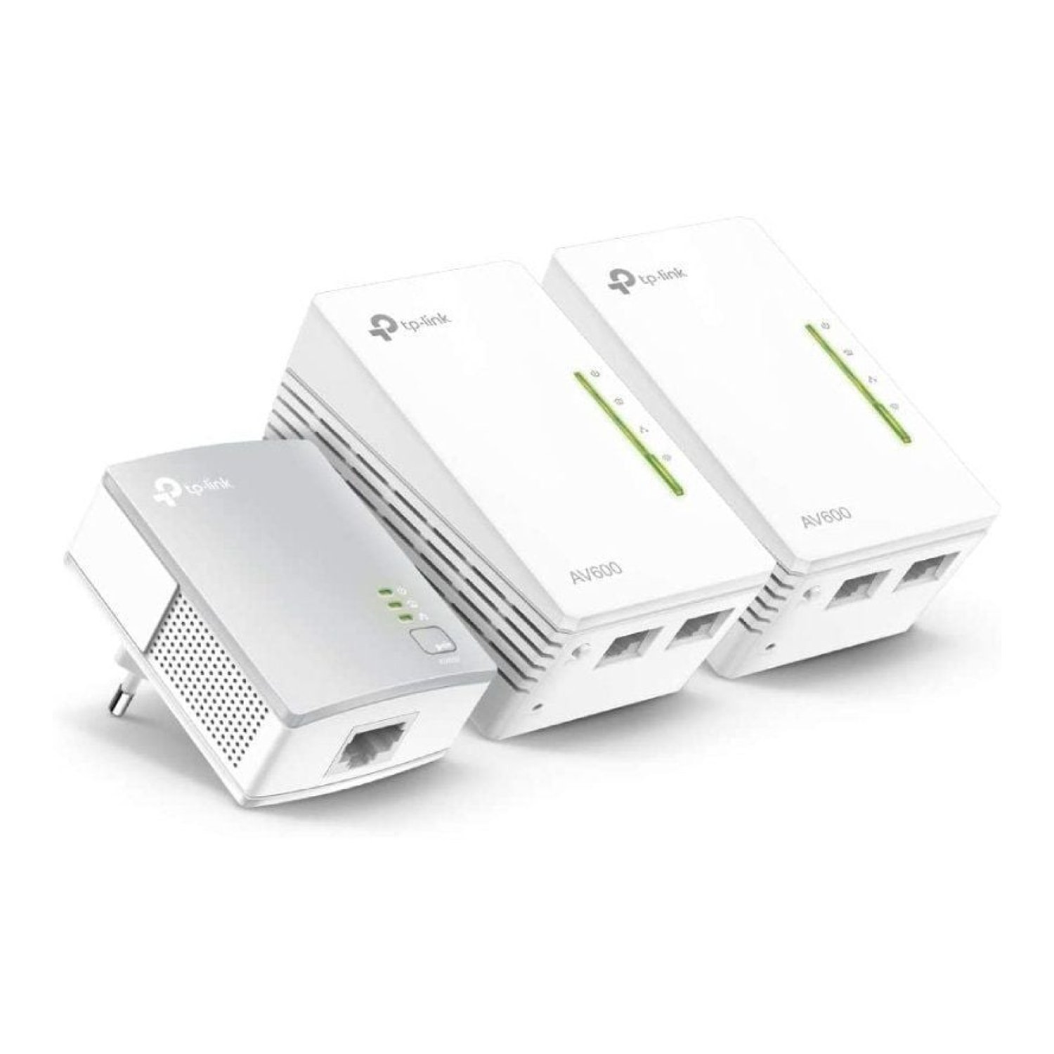 TP-Link WPA4220T · Adaptador Powerline · 500Mbps · Pack 3 unidades · Alcance 300m