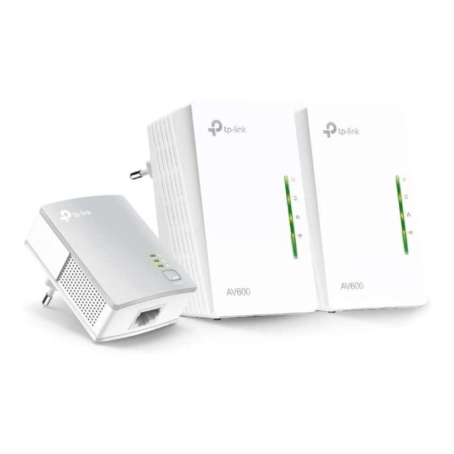 TP-Link WPA4220T · Adaptador Powerline · 500Mbps · Pack 3 unidades · Alcance 300m