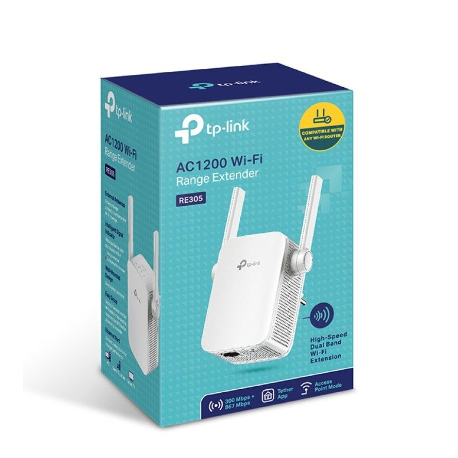 TP-Link RE305 · Repetidor WiFi · 1200 Mbps · 2 Antenas