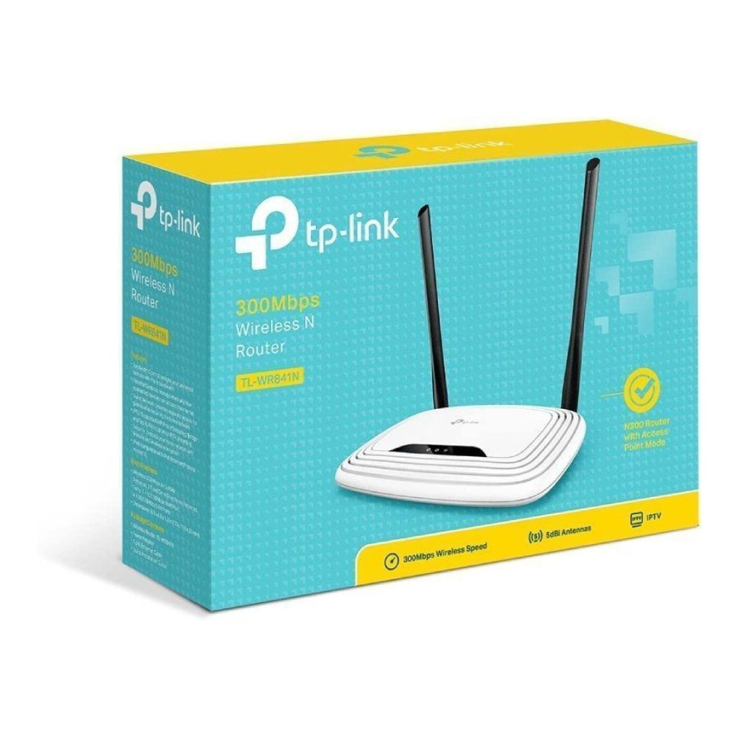 TP-Link TL-WR841N V14 · Router WiFi 300Mbps · 2.4GHz · 2 Antenas 5dBi