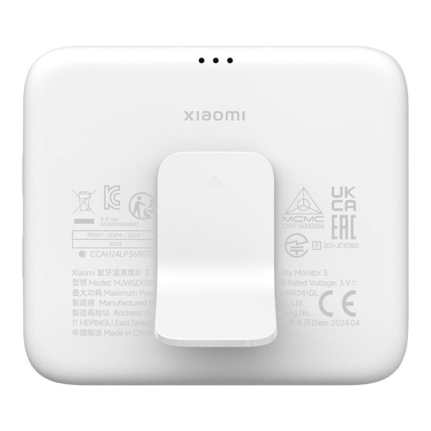 Xiaomi Mi Temperature and Humidity Monitor 3 · Sensor Temperatura y Humedad · Pantalla E-ink
