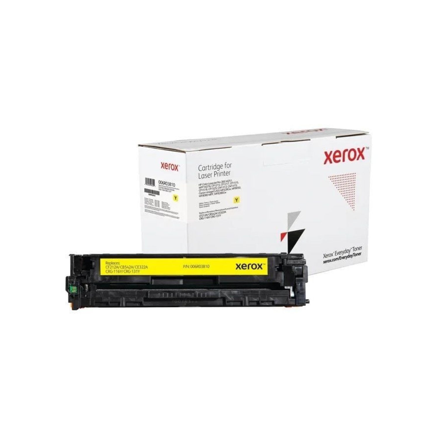 Xerox Tóner Compatible · HP CF212A/CB542A/CE322A · Amarillo · 1800 páginas