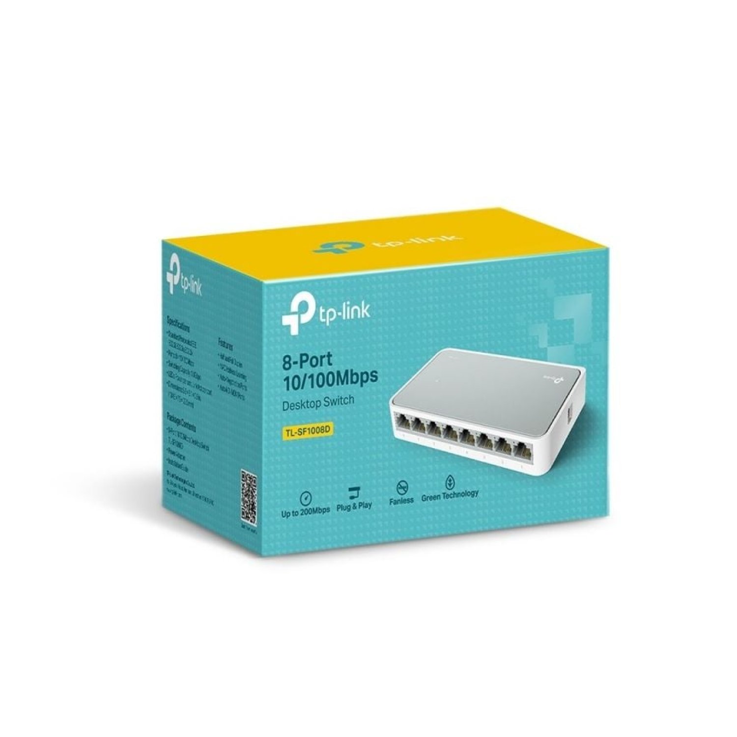 TP-Link Switch · 8 Puertos Gigabit · RJ-45 · 10/100 Mbps