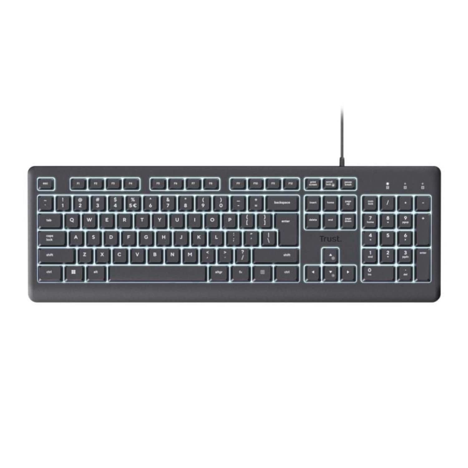 Trust Primo · Teclado Inalámbrico · Diseño Compacto