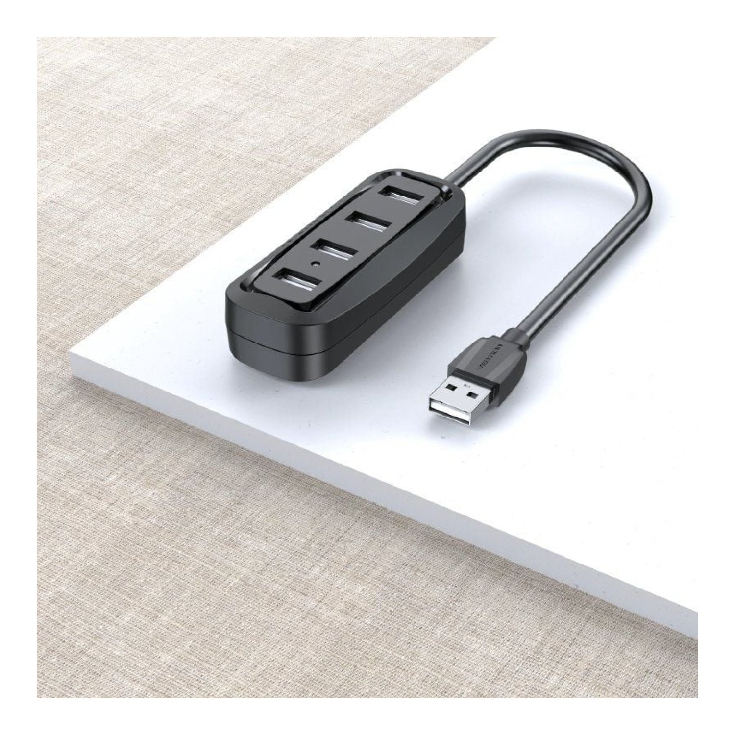 Vention Hub USB · 4 Puertos USB · Conexión Rápida