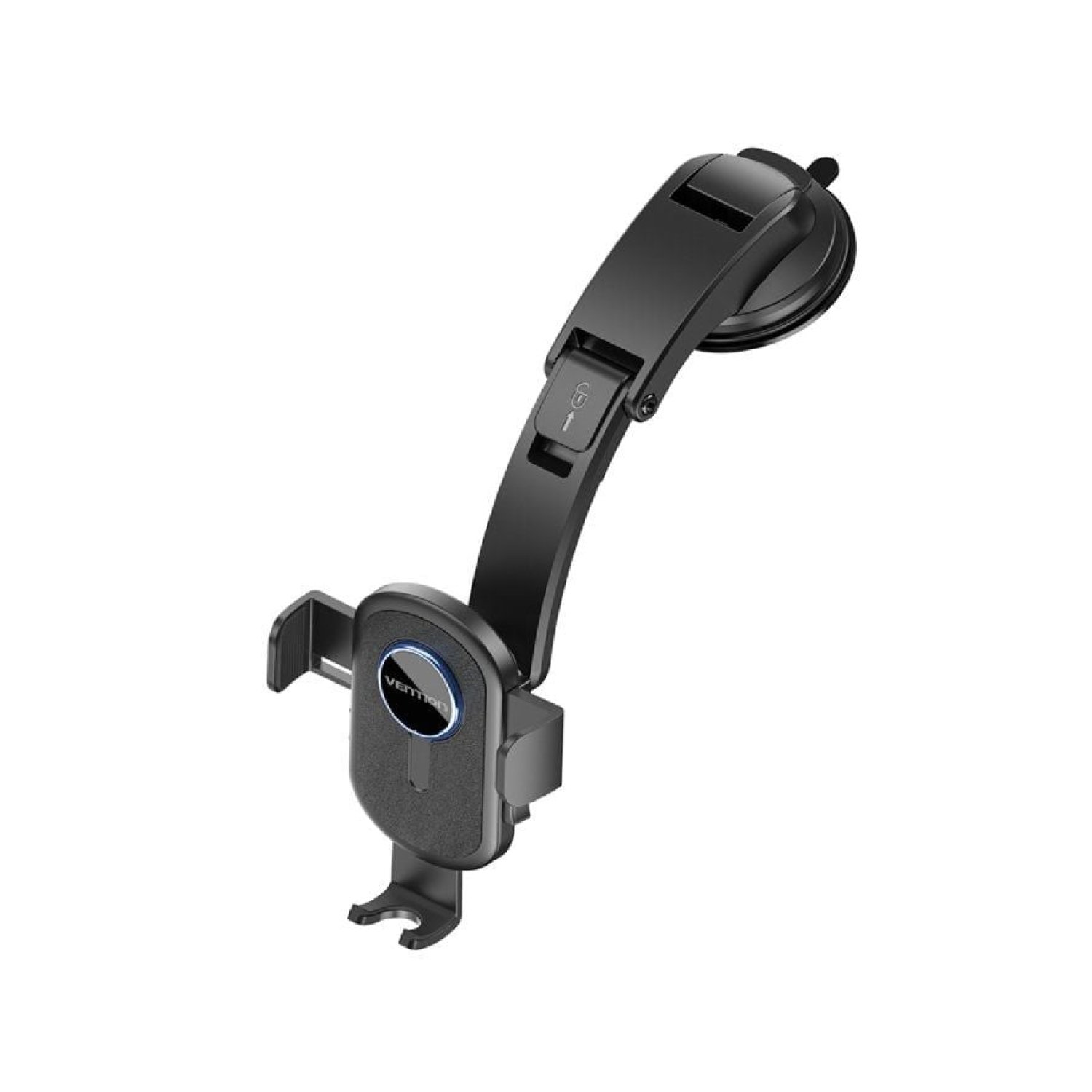Vention · Soporte Smartphone para Coche · Negro · Ventosa Ajustable