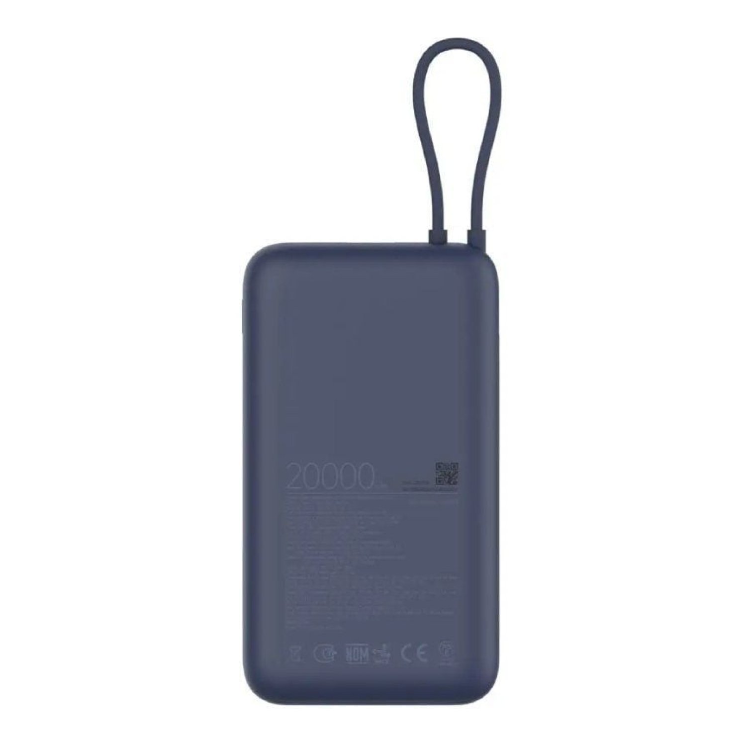 Xiaomi · Power Bank 20000mAh · 33W · Cable Integrado · Azul