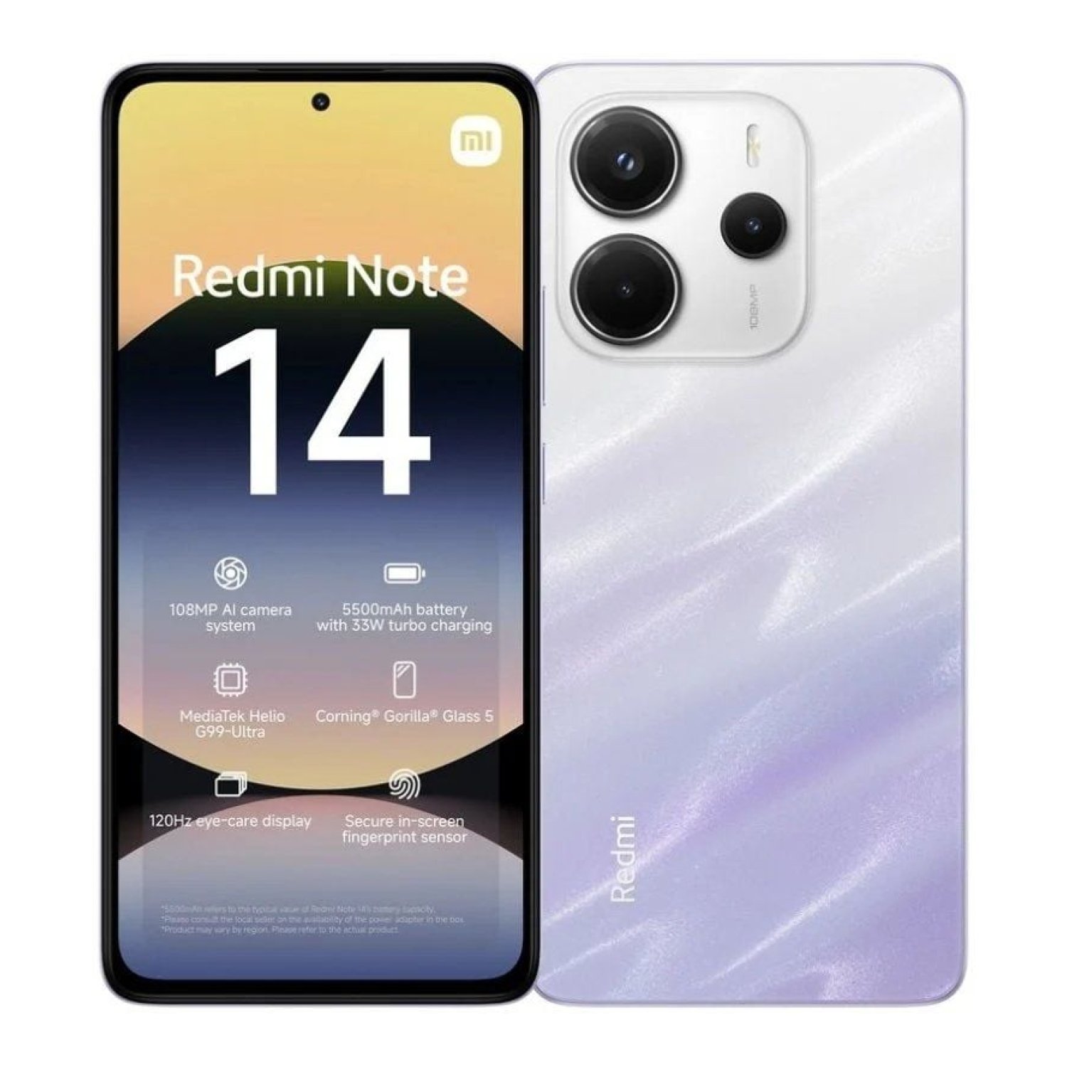Smartphone Xiaomi Redmi Note 14 6GB/ 128GB/ 6.67"/ Púrpura