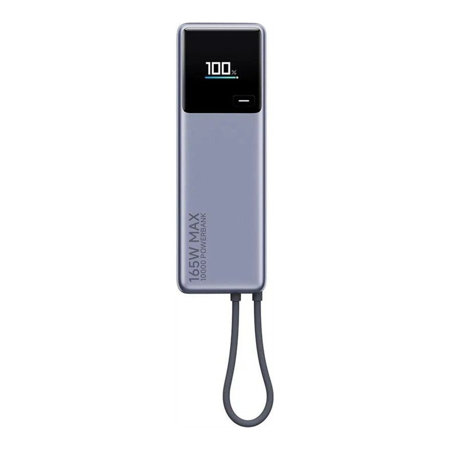 Xiaomi Power Bank 10000mAh · Cable Integrado · 165W · Gris