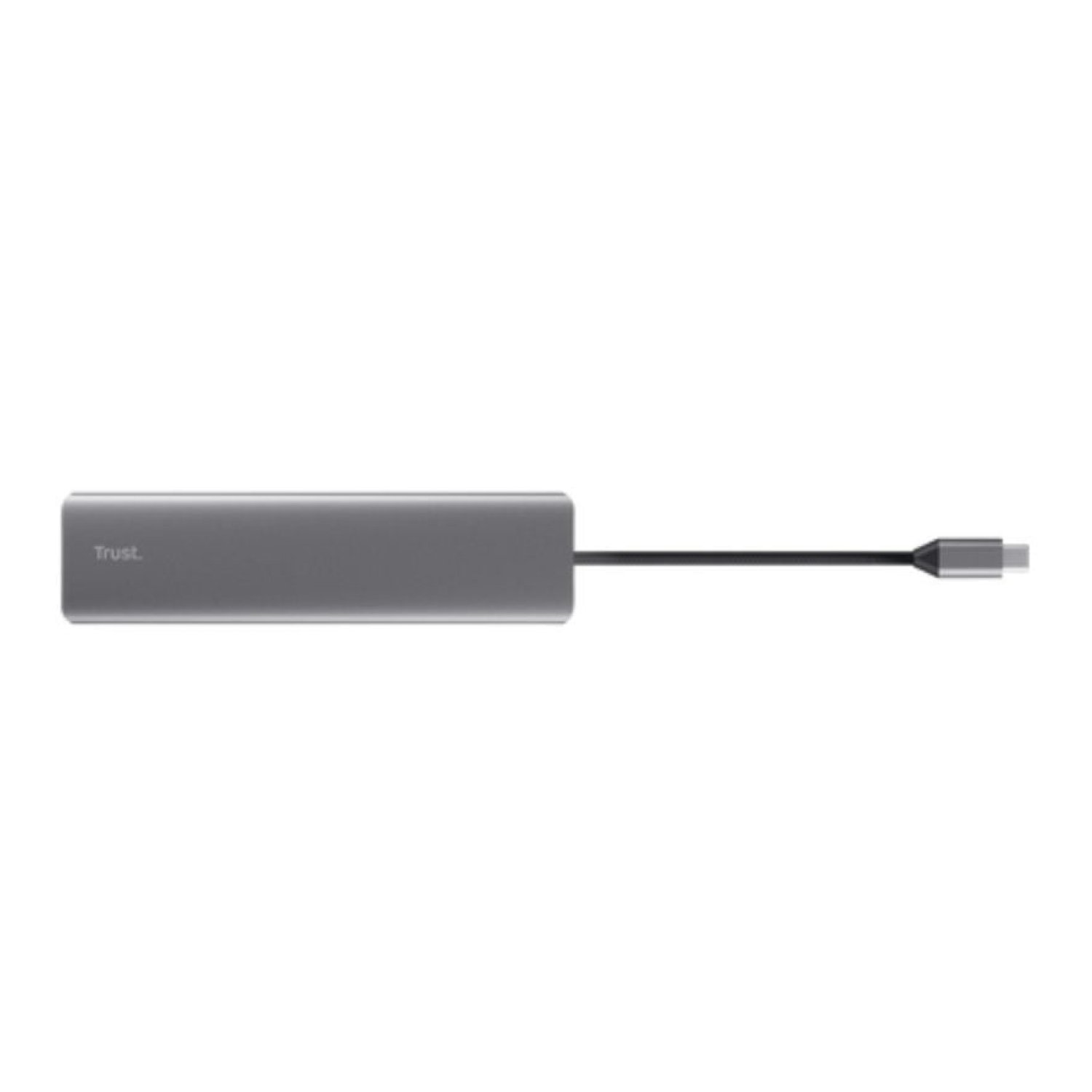 Trust Dalyx · Docking USB Tipo-C · 2xUSB · 2xHDMI 4K · DisplayPort · PD · Gris