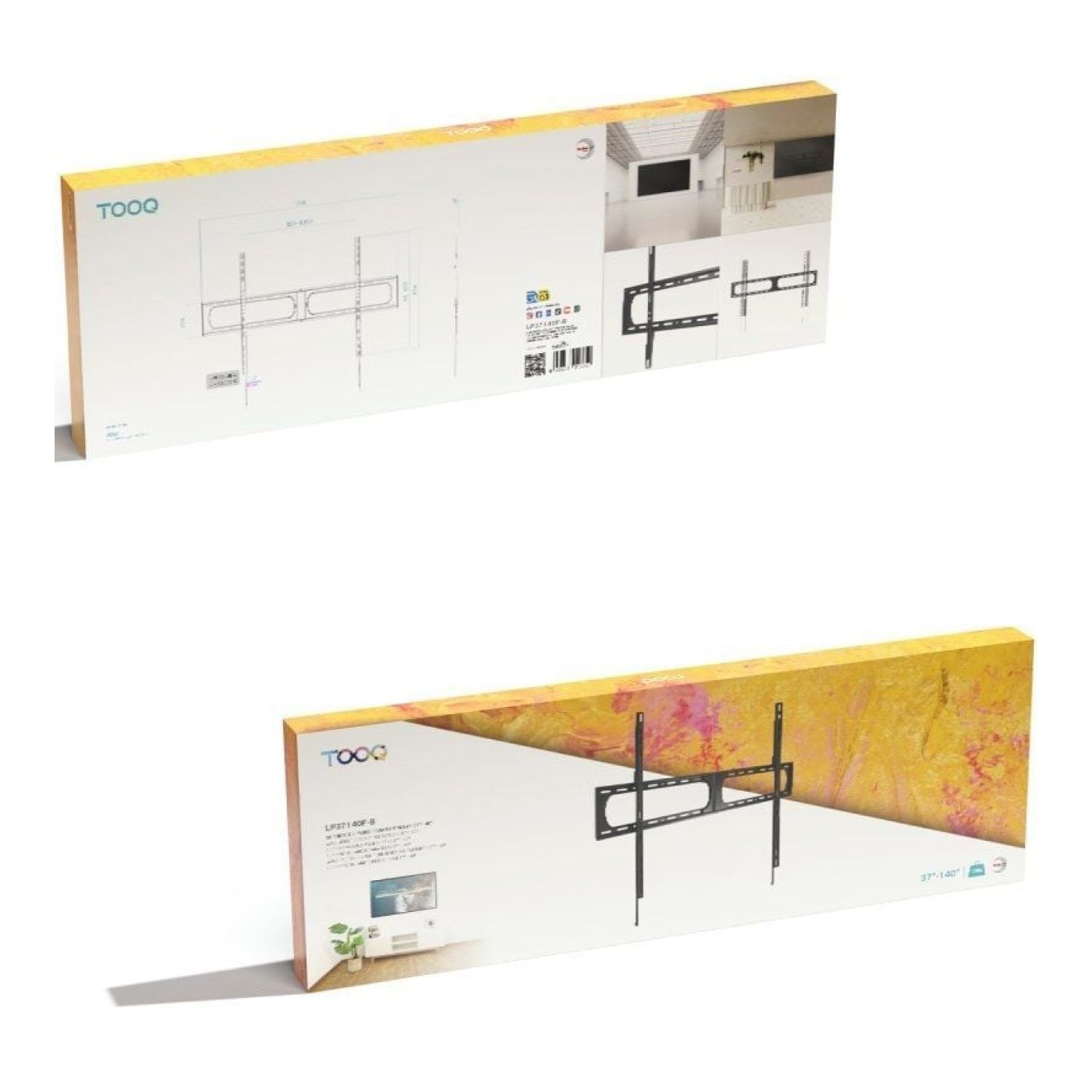 TooQ LP37140F-B · Soporte de Pared Fijo · 37-140" · Hasta 125kg