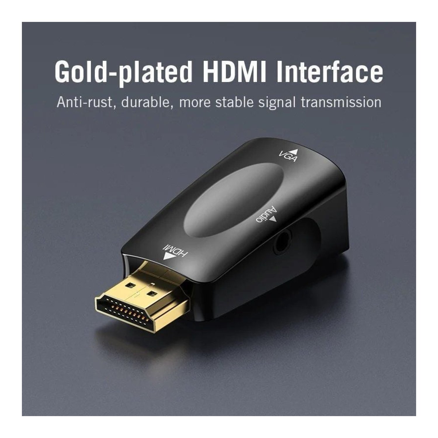 Vention · Adaptador HDMI a VGA · Audio Jack 3.5mm · Macho a Hembra