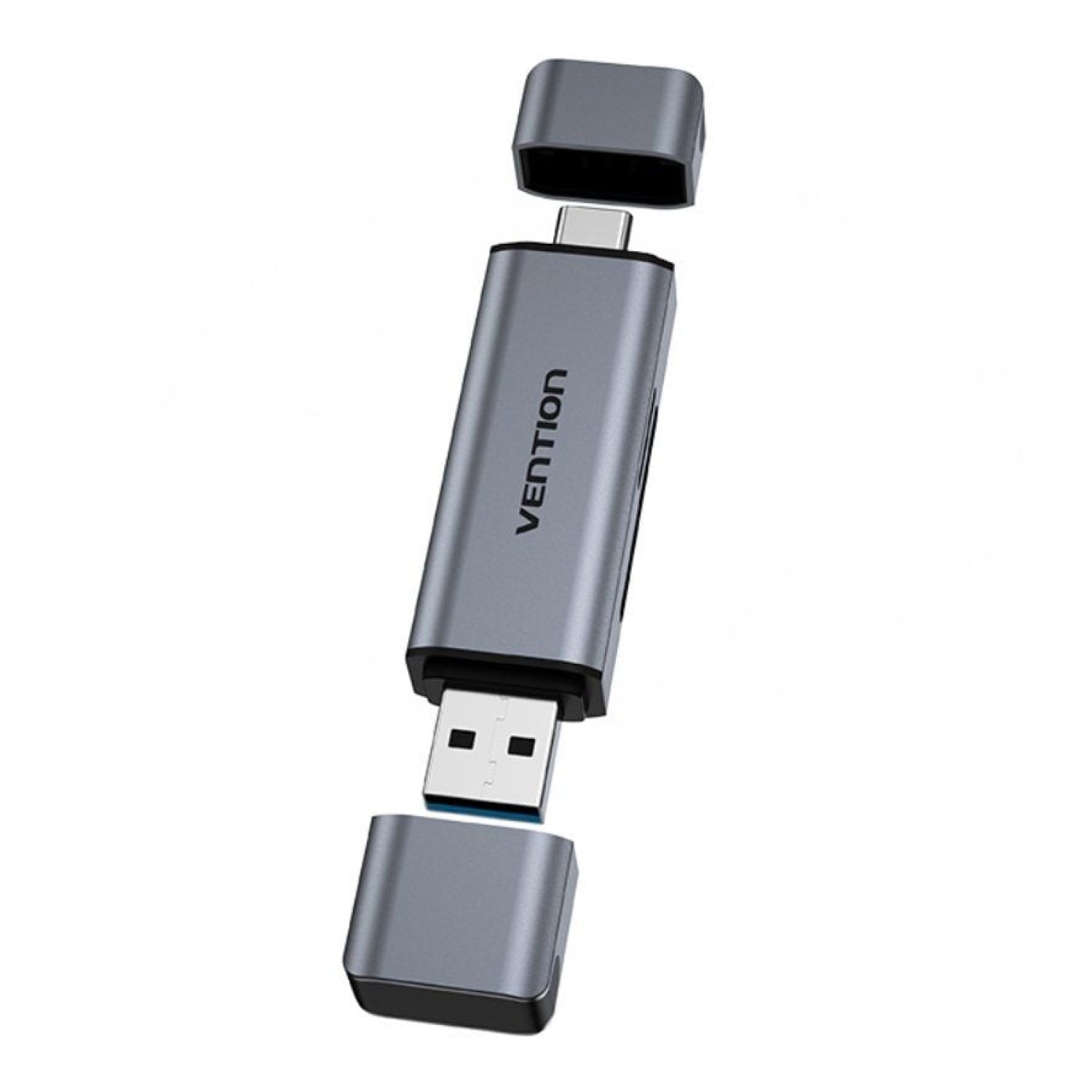 Vention · Lector de Tarjetas Externo · USB 3.0 y USB Tipo-C