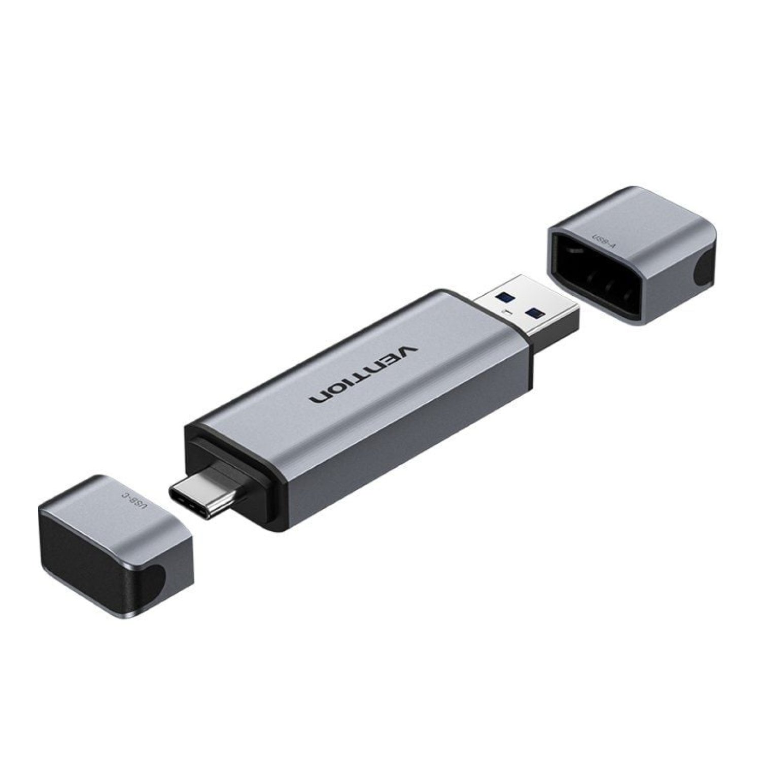 Vention · Lector de Tarjetas Externo · USB 3.0 y USB Tipo-C