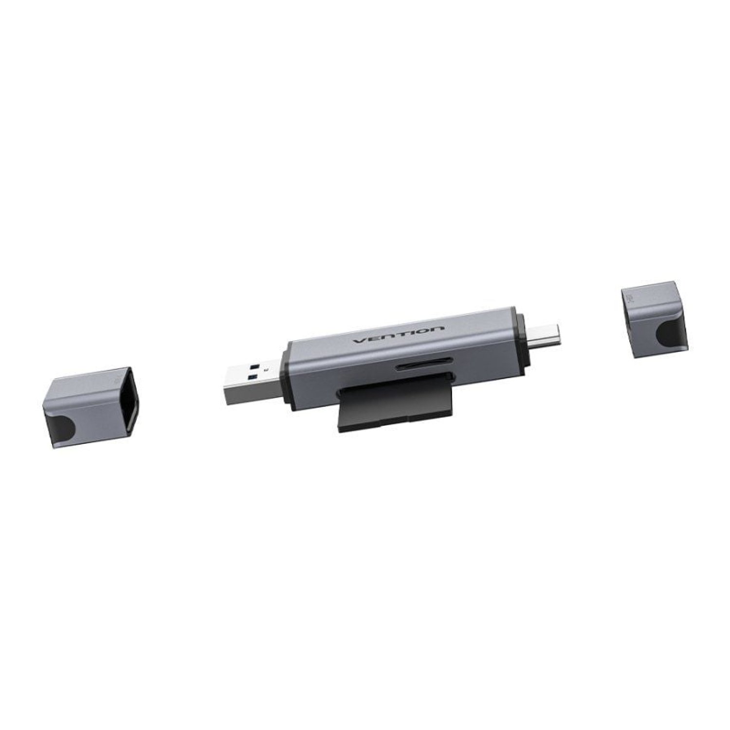 Vention · Lector de Tarjetas Externo · USB 3.0 y USB Tipo-C