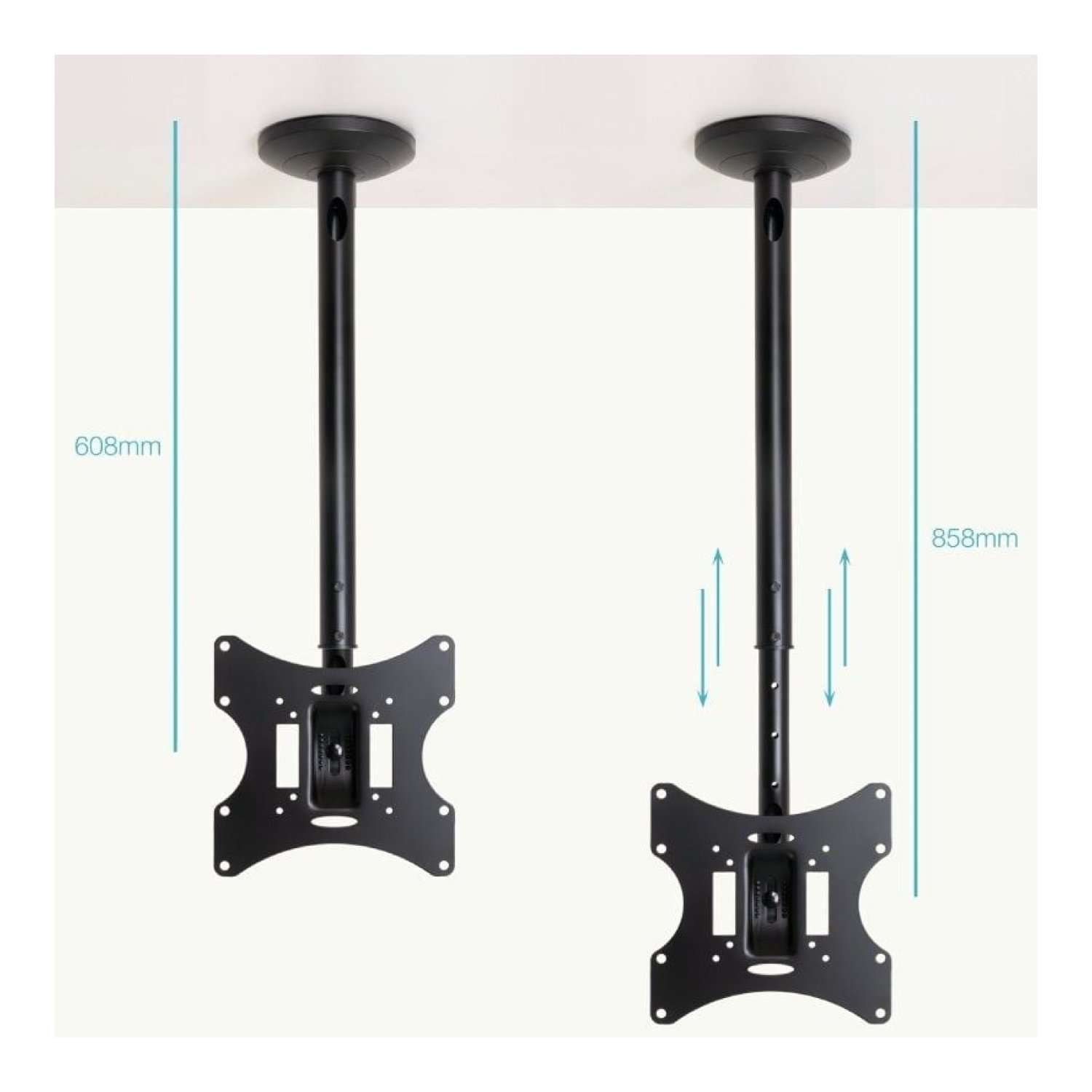 TooQ LPCE2301TSLI-B · Soporte Techo Giratorio · 23-42" · Hasta 30kg