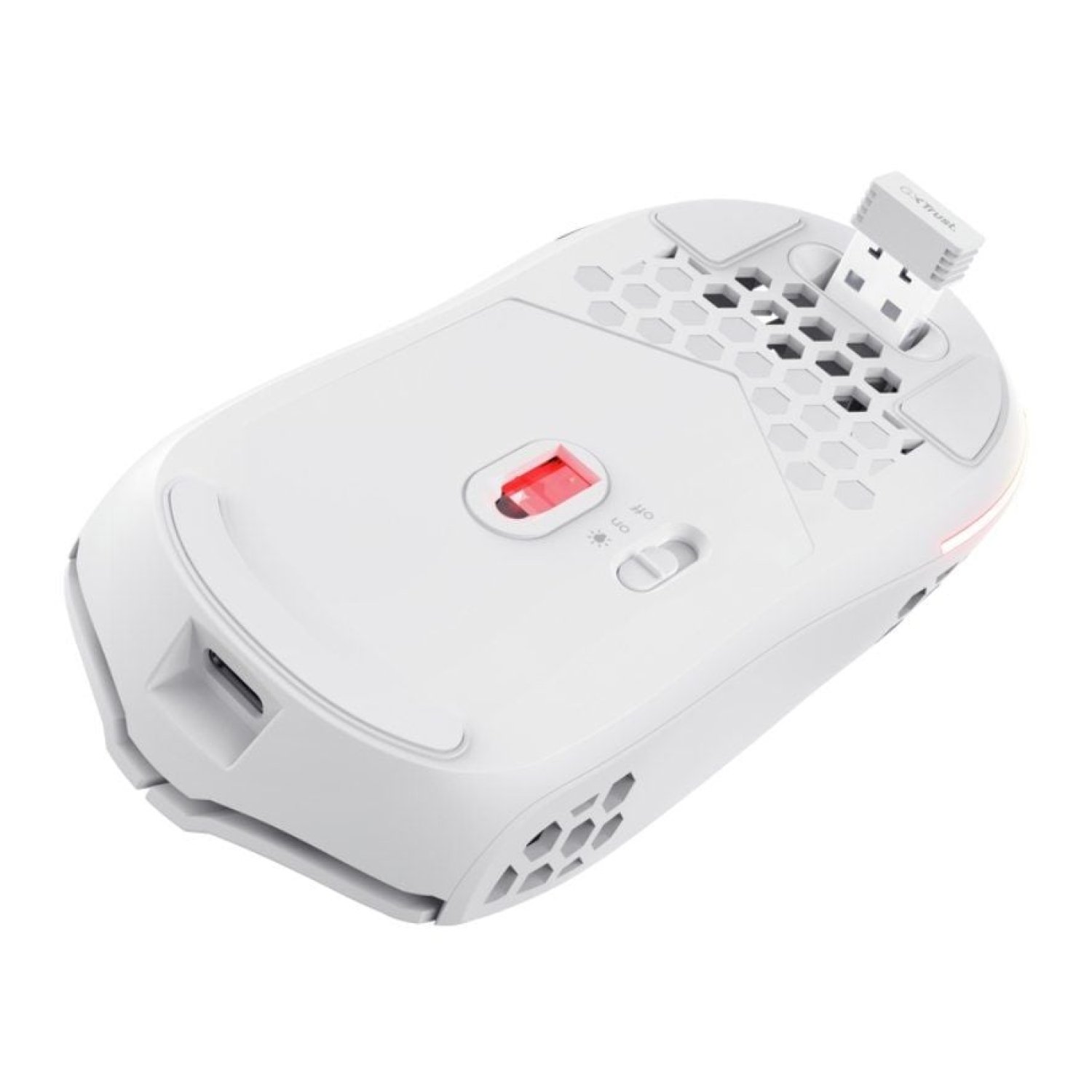 Trust Gaming GXT 929 Helox · Ratón Gaming Inalámbrico · 4800 DPI · Batería Recargable