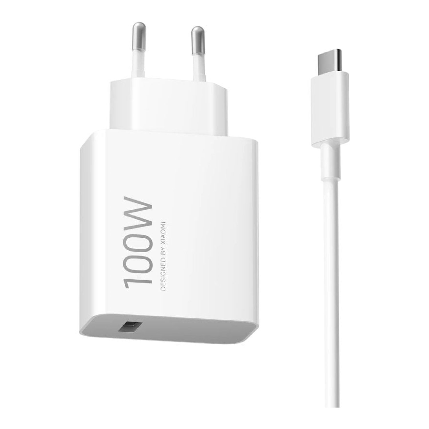 Xiaomi Cargador de Pared 100W · USB Type-A · Cable USB-C incluido