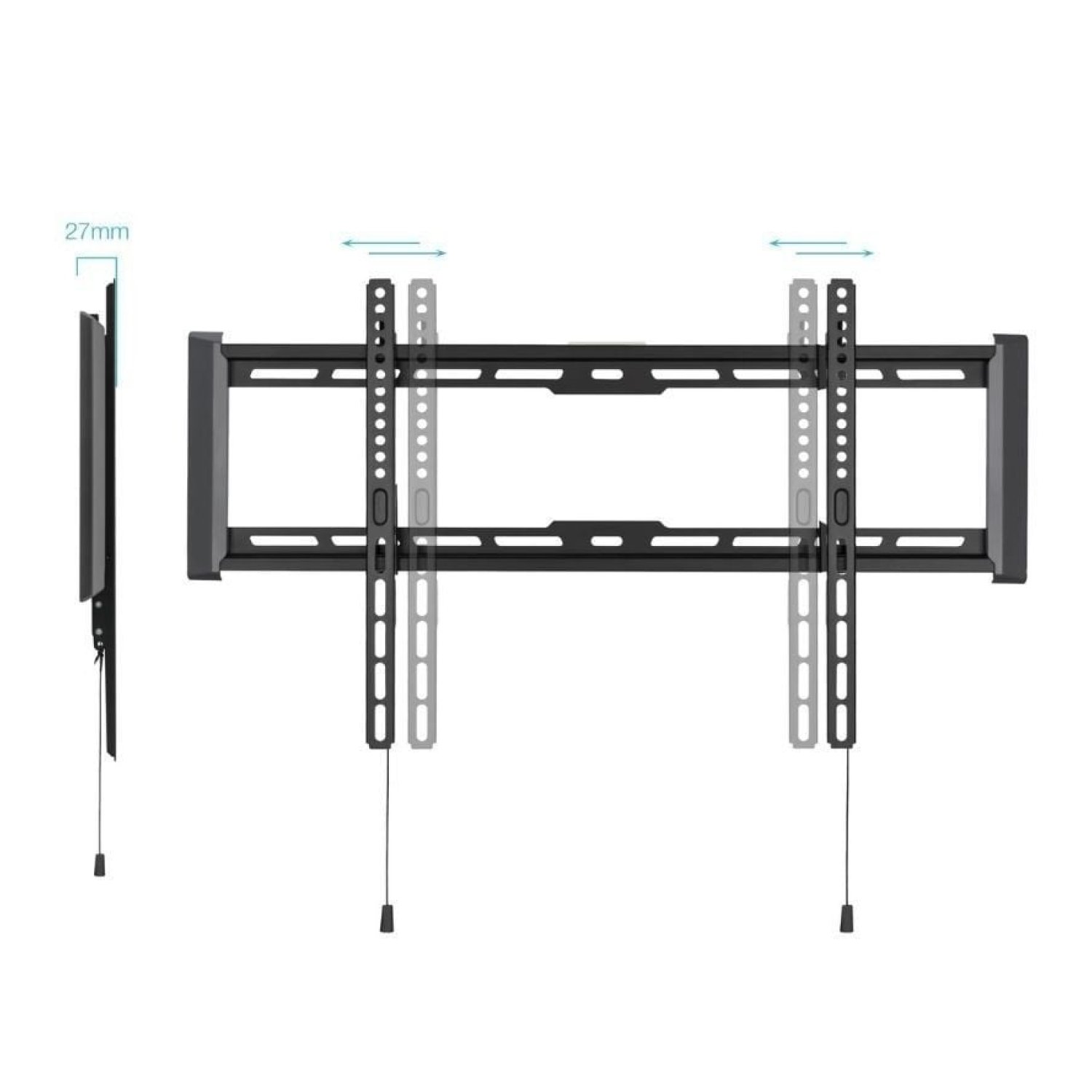 TooQ LP1083F-B · Soporte de Pared para TV · 37-80" · hasta 75kg