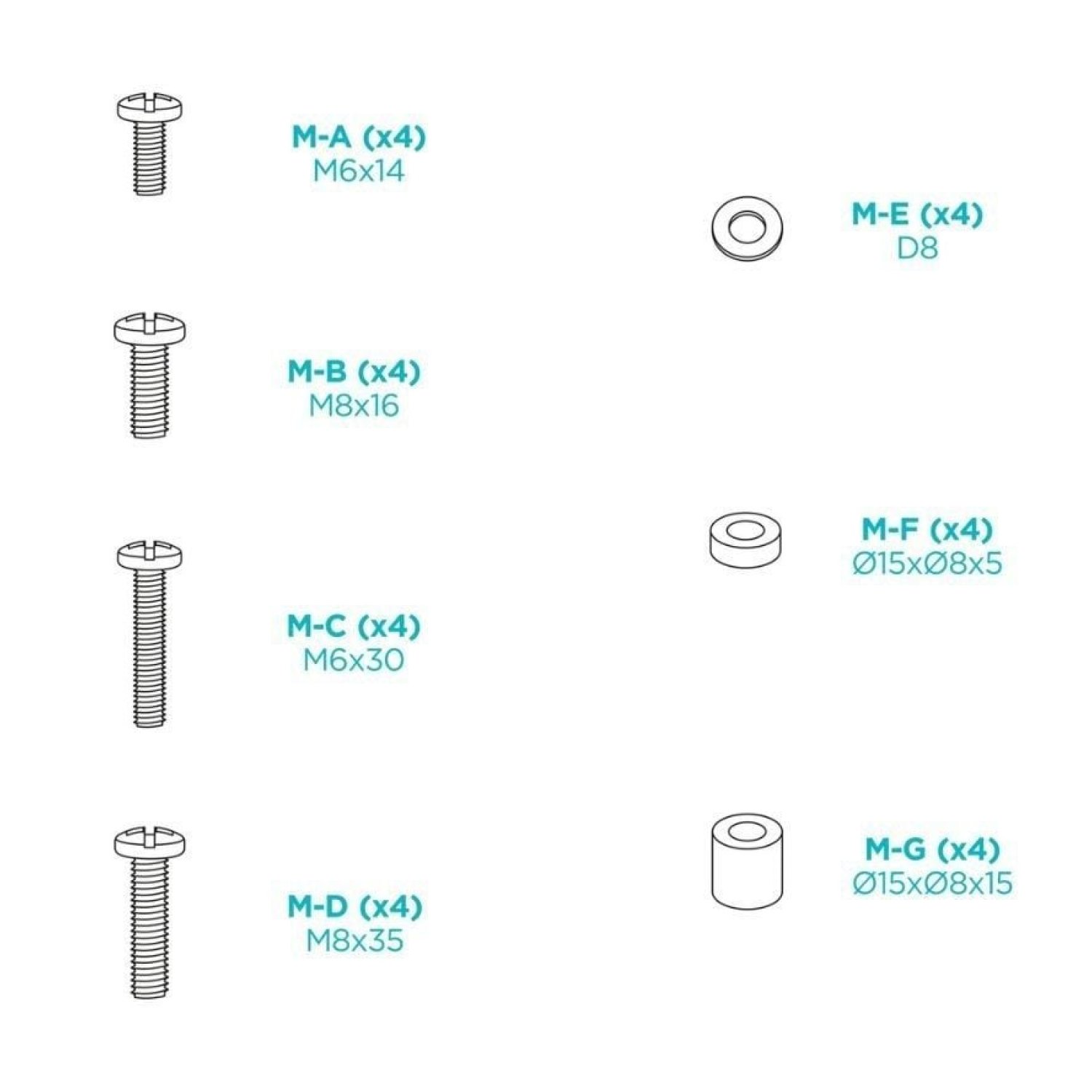 TooQ LP1083F-B · Soporte de Pared para TV · 37-80" · hasta 75kg