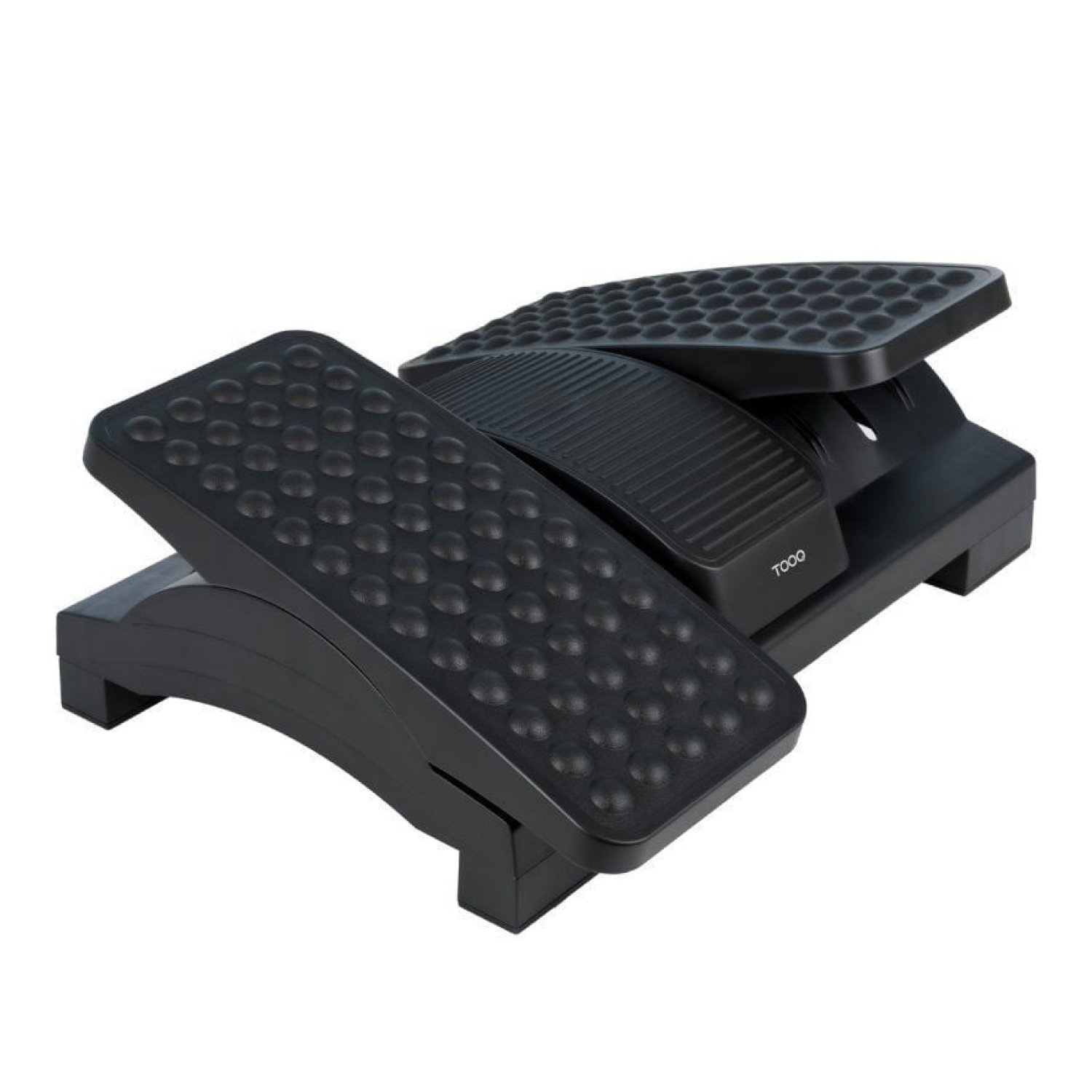 TooQ Reposapiés Ajustable e Inclinable · 430x320x105-130mm · Negro