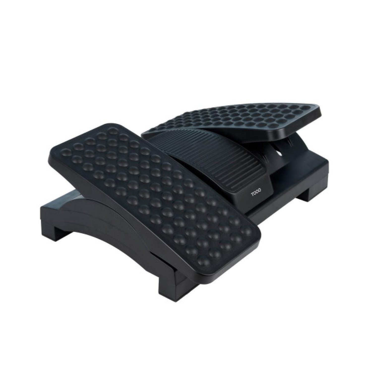 TooQ Reposapiés Ajustable e Inclinable · 430x320x105-130mm · Negro