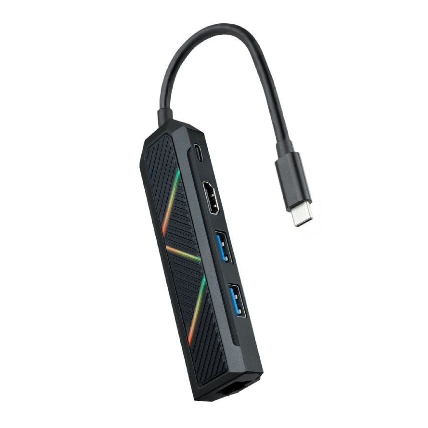 Nanocable Docking USB Tipo-C · 2xUSB · 1xUSB-C PD · HDMI · RJ45 · Negro