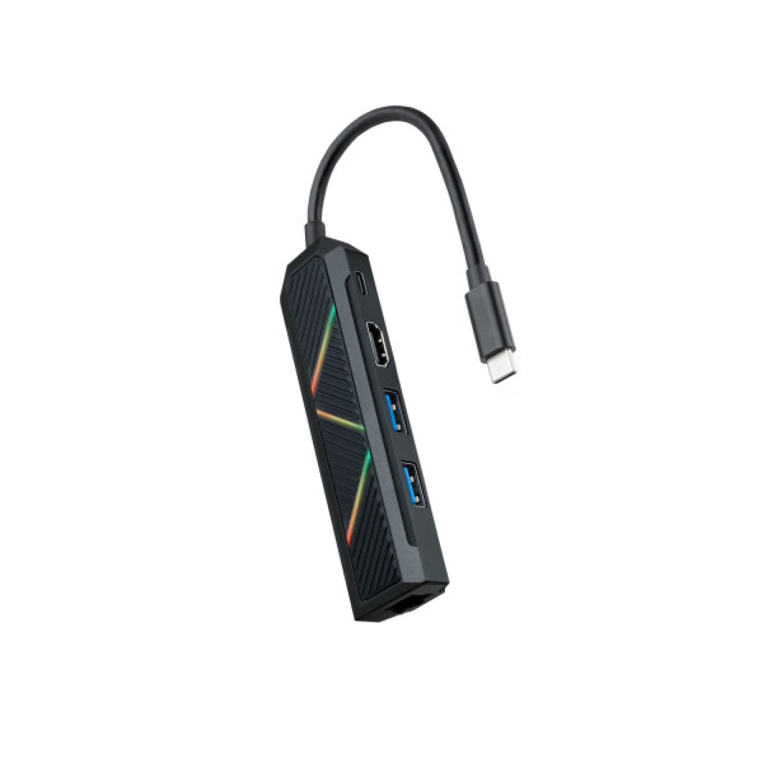 Nanocable Docking USB Tipo-C · 2xUSB · 1xUSB-C PD · HDMI · RJ45 · Negro