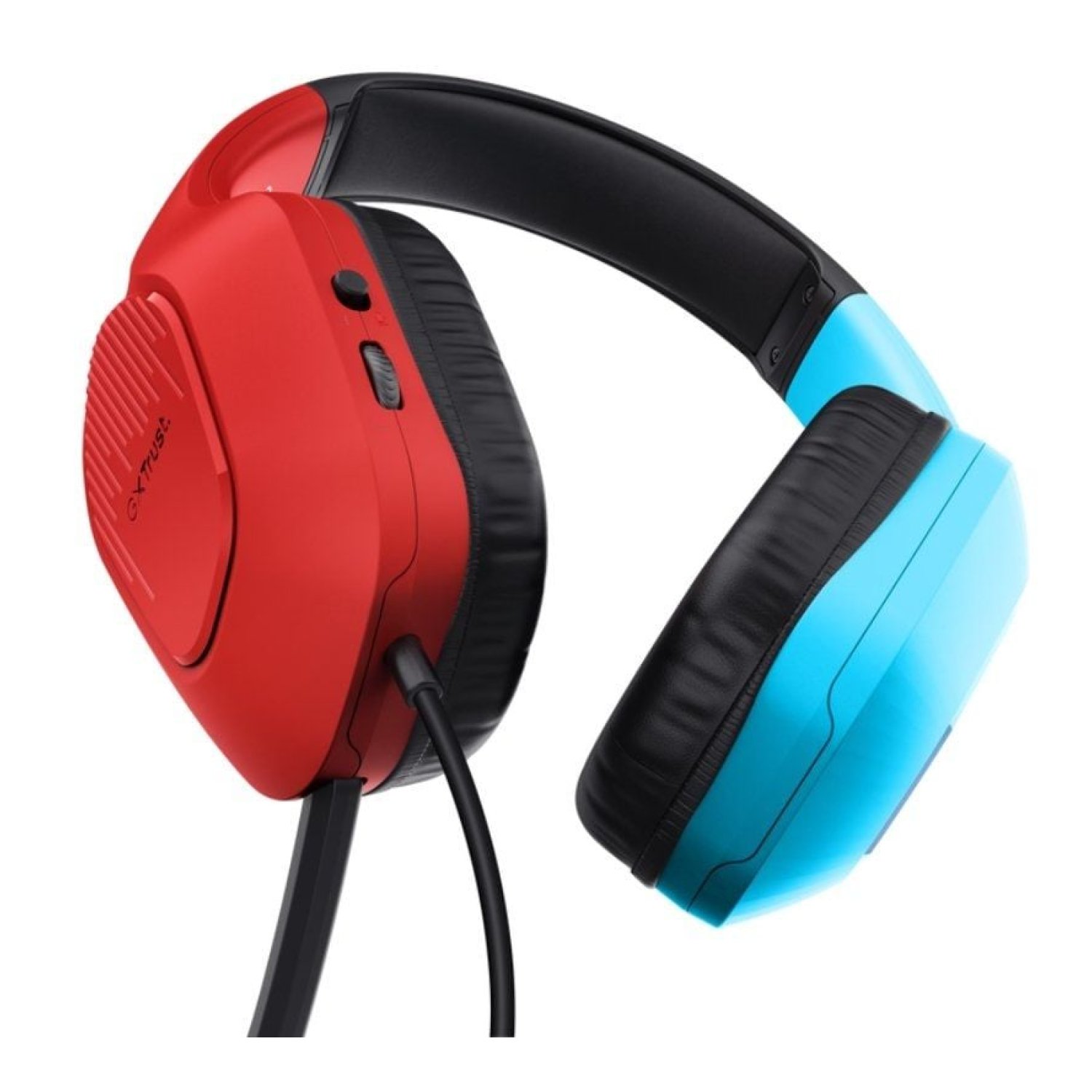 Trust Gaming GXT 416S Zirox · Auriculares Gaming · Micrófono · Jack 3.5 · Azul y Rojo