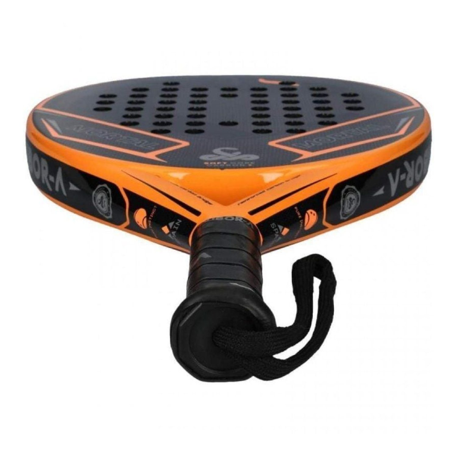 VIBOR-A Mortal Carbon 3.0 · Pala de Pádel · Naranja y Negra