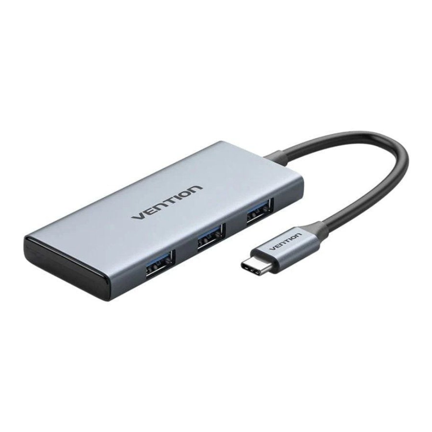 Docking USB Tipo-C Vention TOOHB/ 1xHDMI 4K/ 3xUSB/ 1xLector Tarjetas/ Gris