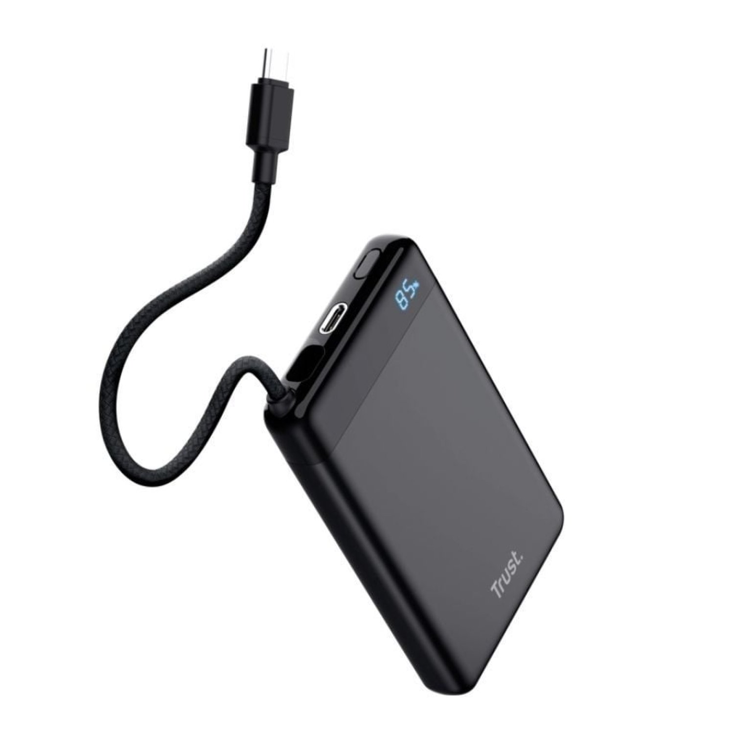 Trust Fiera · Batería Externa 10000mAh · 20W · Cable USB Tipo-C