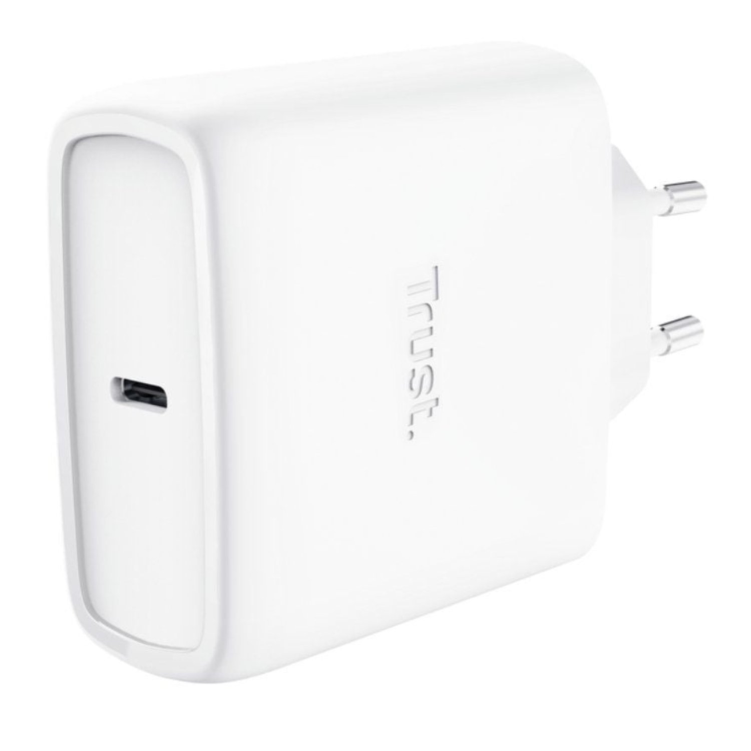 Trust Maxo Cargador GaN 65W · USB Tipo-C · Cable incluido